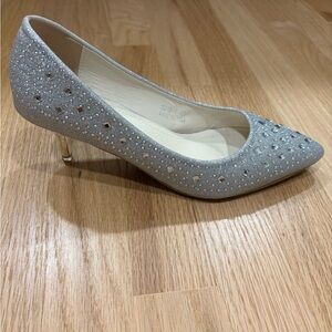 Sparkling Silver Women's Heels